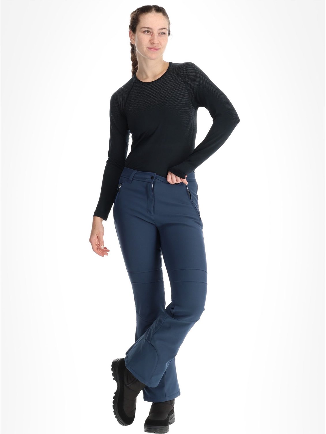 Icepeak Skibroek Entiat Dames Blauw