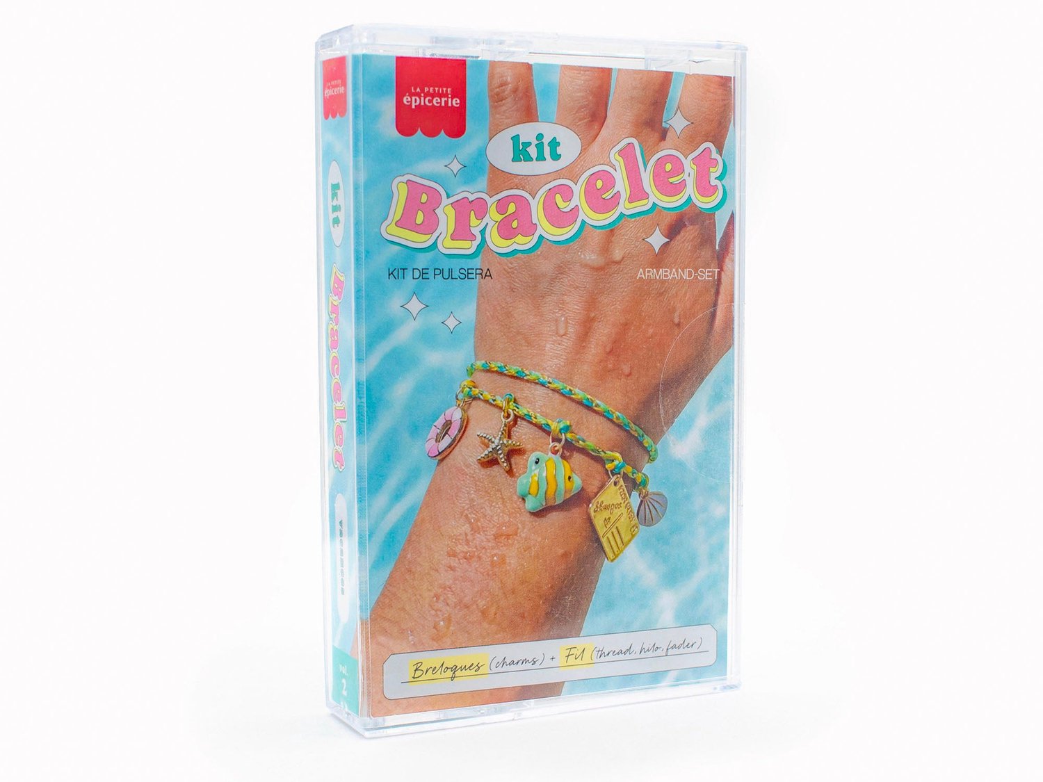 La Petite Épicerie DIY Armband Maken – Cassette Vacances Vol. 2, Sieraden Maken Kit en Creatieve Hobbyset