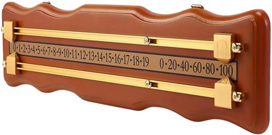 Biljart scorebord - handmatig - voor pool- en snooker - eenvoudig scoreregistratie - Vemera — afbeelding 2