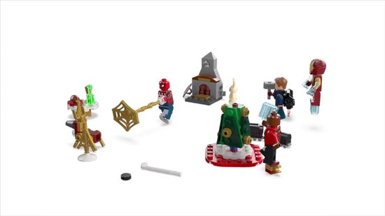 LEGO 76267 Marvel Avengers adventskalender 2023 Kerst Set met 24 Superhelden Cadeaus