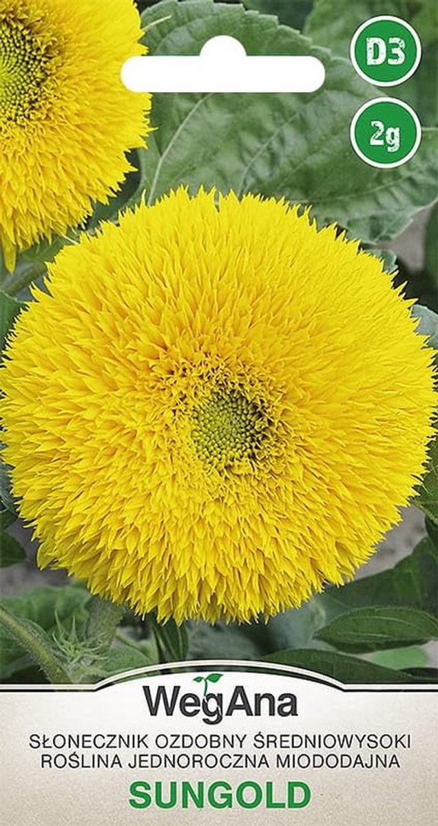 Zonnebloemzaad Sungold - 2g Jaarlijkse Planten voor Tuin en Balkon