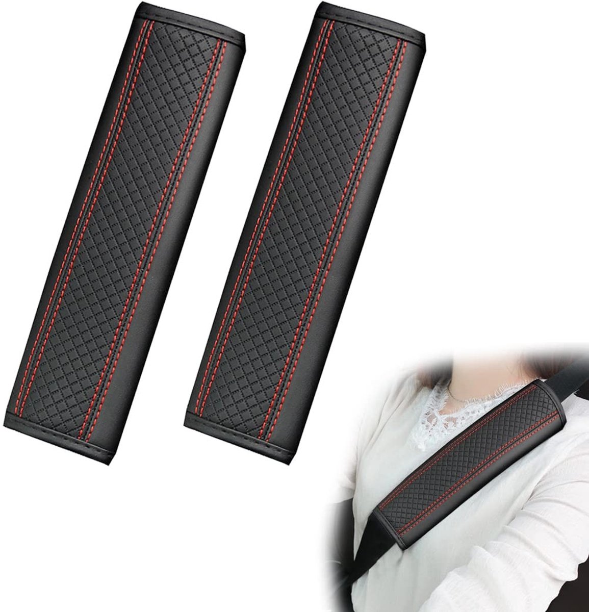 Set van 2 Zachte Autogordelpads voor Comfort