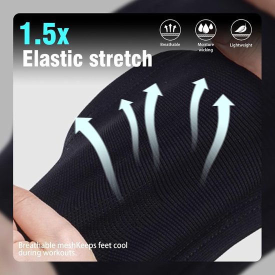 Kniebandage voor kinderen, compressiesleeve in zwart, ondersteuning voor sportactiviteiten zoals voetbal en gymnastiek, geschikt voor dagelijks gebruik, één maat — afbeelding 4
