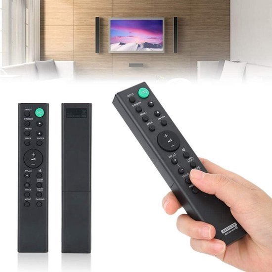 Dailygoody - tv-afstandsbediening - vervanging voor soundbar - met mooi design - geschikt voor HT-CT380 en HT-CT780 - gebruiksvriendelijke bediening - comfortabel in gebruik — afbeelding 2