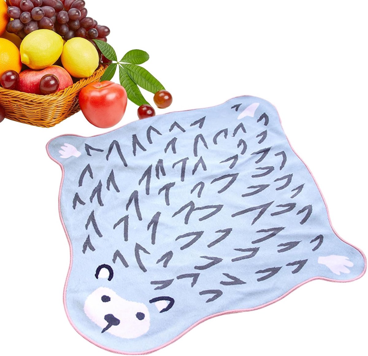 Wikkeldoek - Stokdoek met dierenpatroon, camera-verpakking, opvouwbare rijstbalkoffer handdoek voedselpakket voor barbecue, reizen, pendelen, kamperen