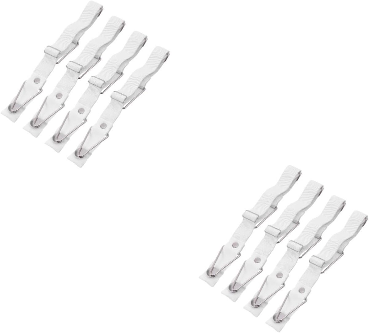 2 Sets Quiltbevestigingsclips Bedlakenhouders Hoeslakenclips En Beddengoedbretels 4 Stuks*2