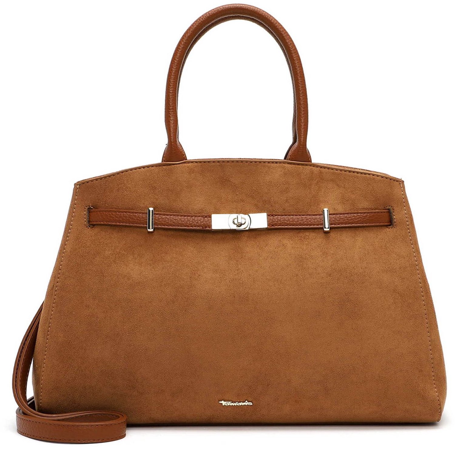 Tamaris handtas schoudertas Martina Cityshopper Cognac bruine
