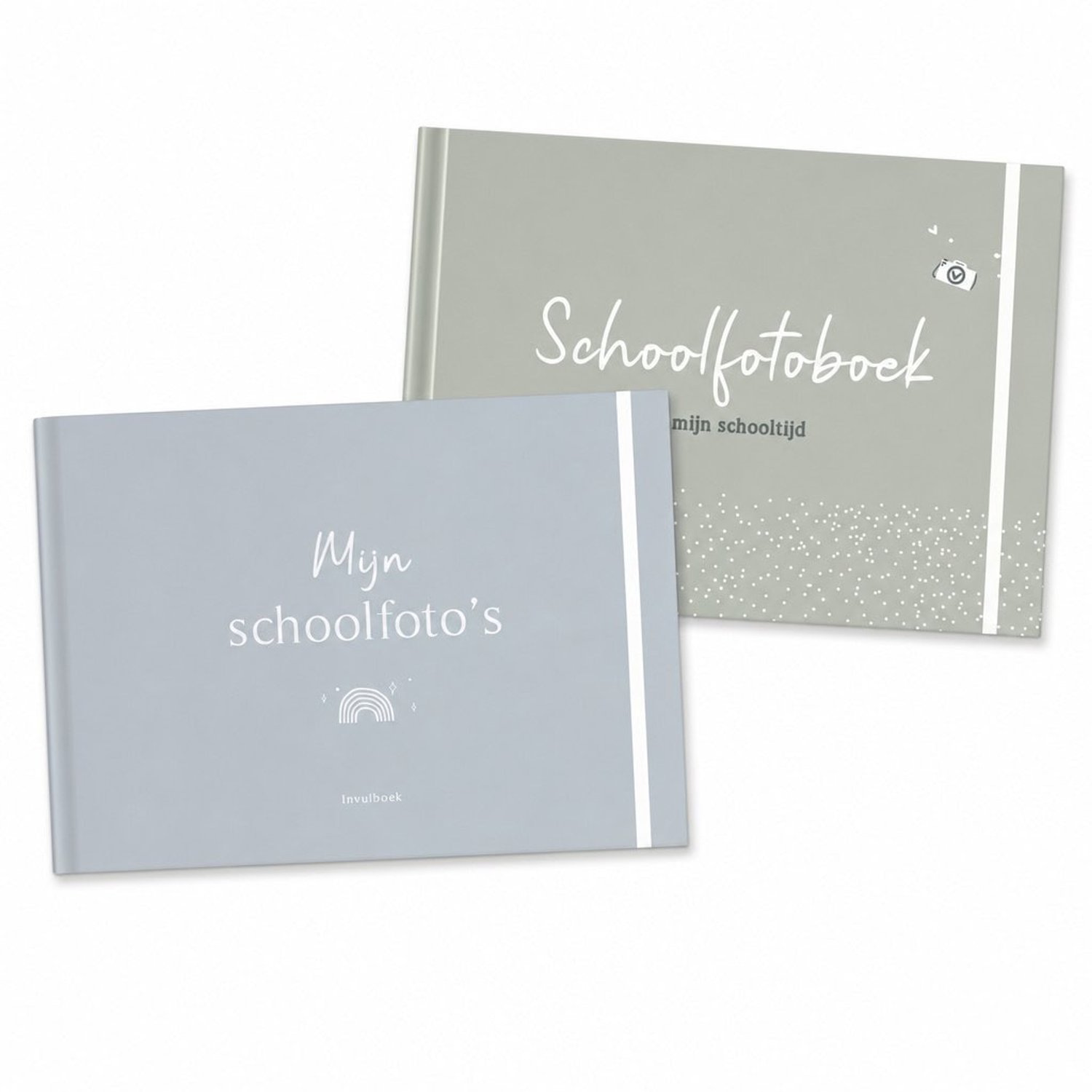 Fyllbooks Mijn schoolfotoboek - Blauw & Groen - Voordeelset