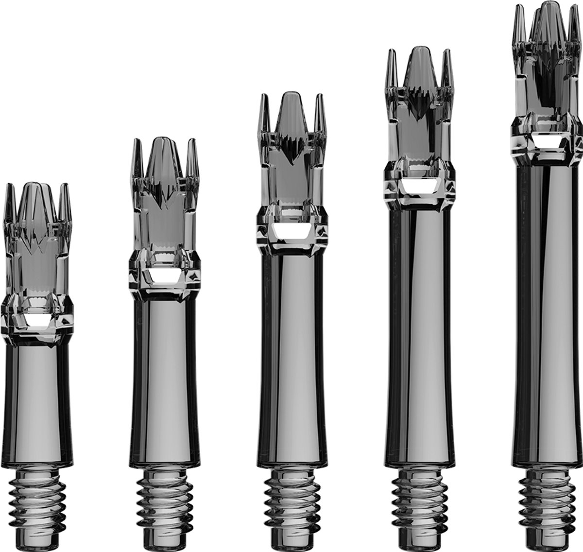 L-Style L-System Shafts Clear Black - Dart Shafts