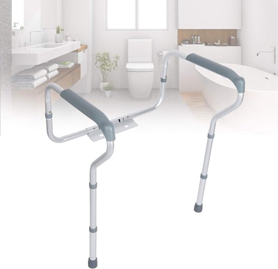 Robuuste en duurzame toiletsteun, lichtgewicht veiligheidsframe voor badkamer, eenvoudig te installeren en slijtvast — afbeelding 3