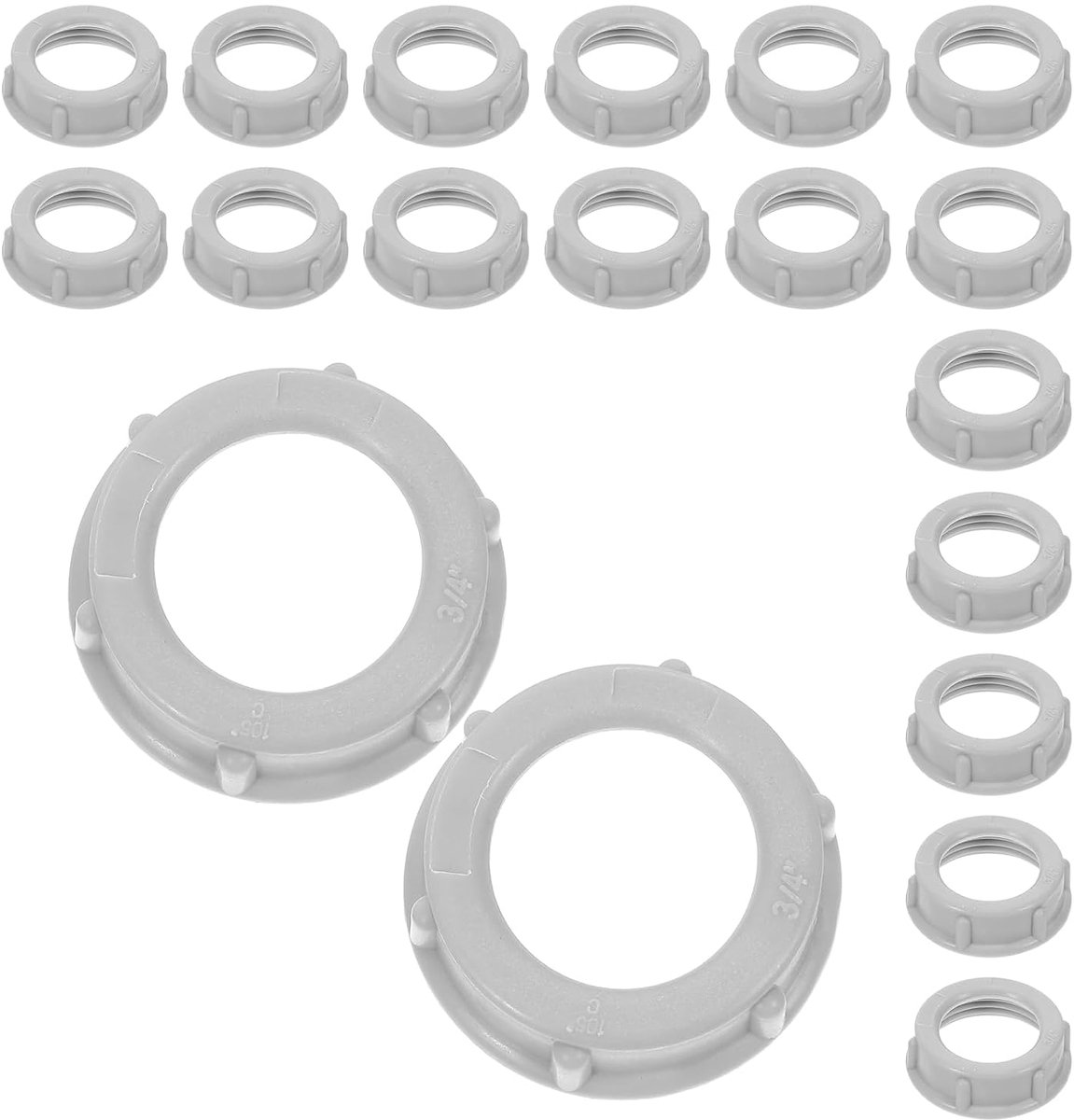 100 Stuks Schroefdraadbus Waterdichte Niet-metalen Kunststof Bushing met Anti-kras Corrosiebescherming voor Machinebedrading Buiteninstallaties