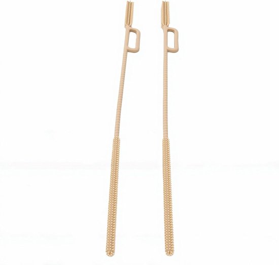 Siliconen Rietjesborstel, Dubbelzijdig Vierkant 25 Cm (Khaki) — afbeelding 2