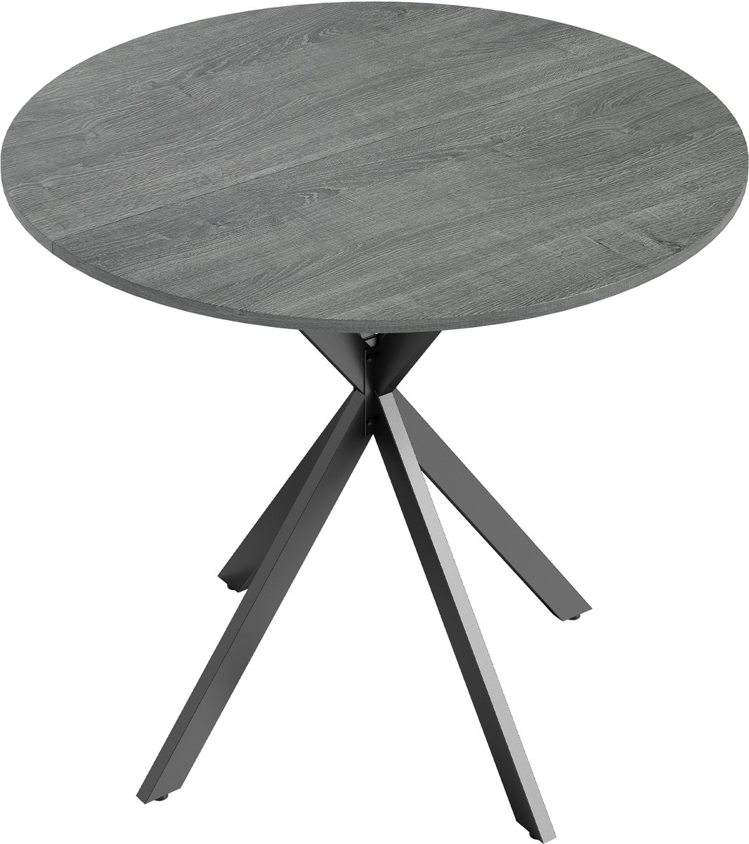 Homona Eettafel rond - Met verstelbare poten - Ø80 x 75 cm - Grijs