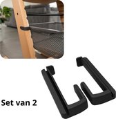 Adapter voor de ikea trofast draadmand compatibel met de tripp trapp kinderstoel - zwart - accesoires voor de tripp trapp kinderstoel