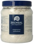 Pot met witte magnesiumvlokken, Zechsal pure magnesium voetenbad, 750 gram.