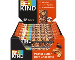 Be-Kind - Peanut Butter Dark Chocolate - 12 x 40 gram