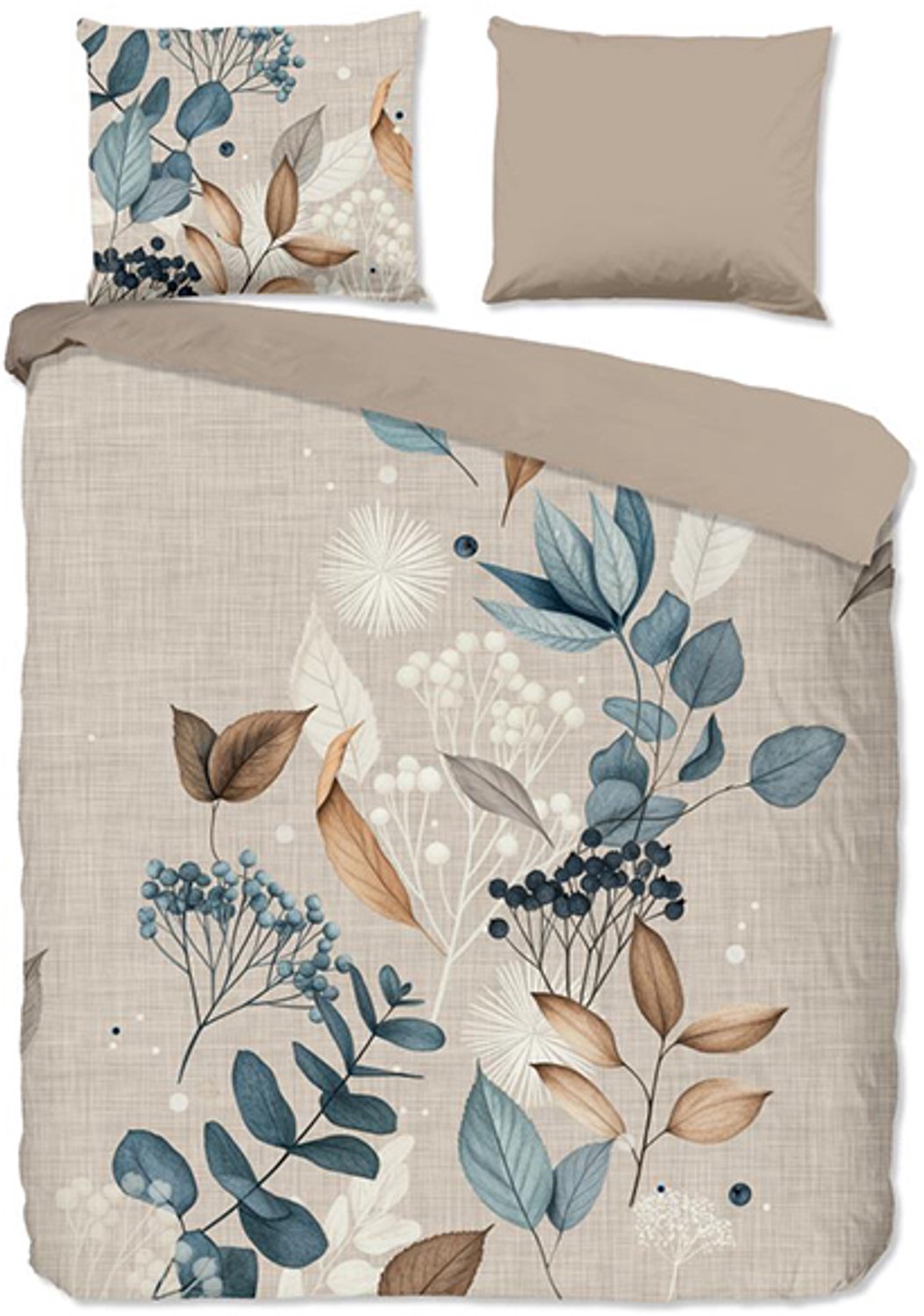 Pure Lyra Dekbedovertrek Zand-1-persoons (140 x 200/220 cm) Beige