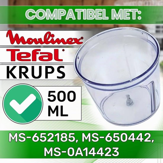 Staafmixerkom - 500 ml - Kunststof - Vaatwasserbestendig — afbeelding 3