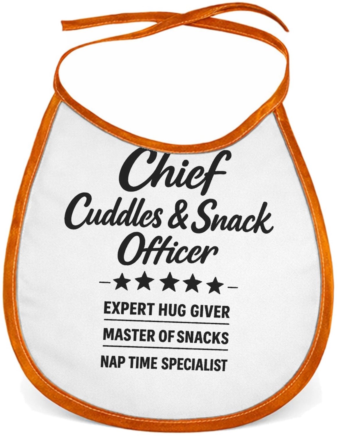 Slabbetje Een luchtige 'professionele titel' met een knipoog voor een - baby, microvezel - bib, kraamcadeau | cadeau