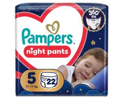 Pampers Nacht Luierbroekjes Maat 5 (11-17kg) 22 stuks