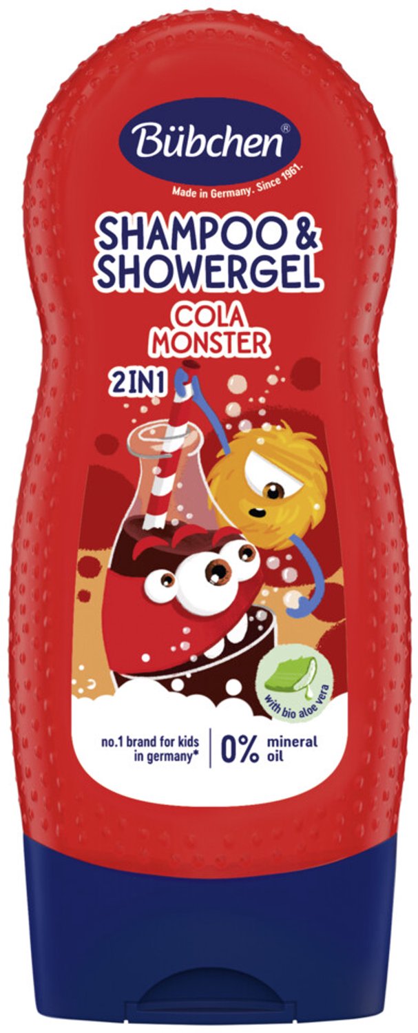 Bübchen 2in1 Shampoo & Douchegel Cola Monster 230 ml