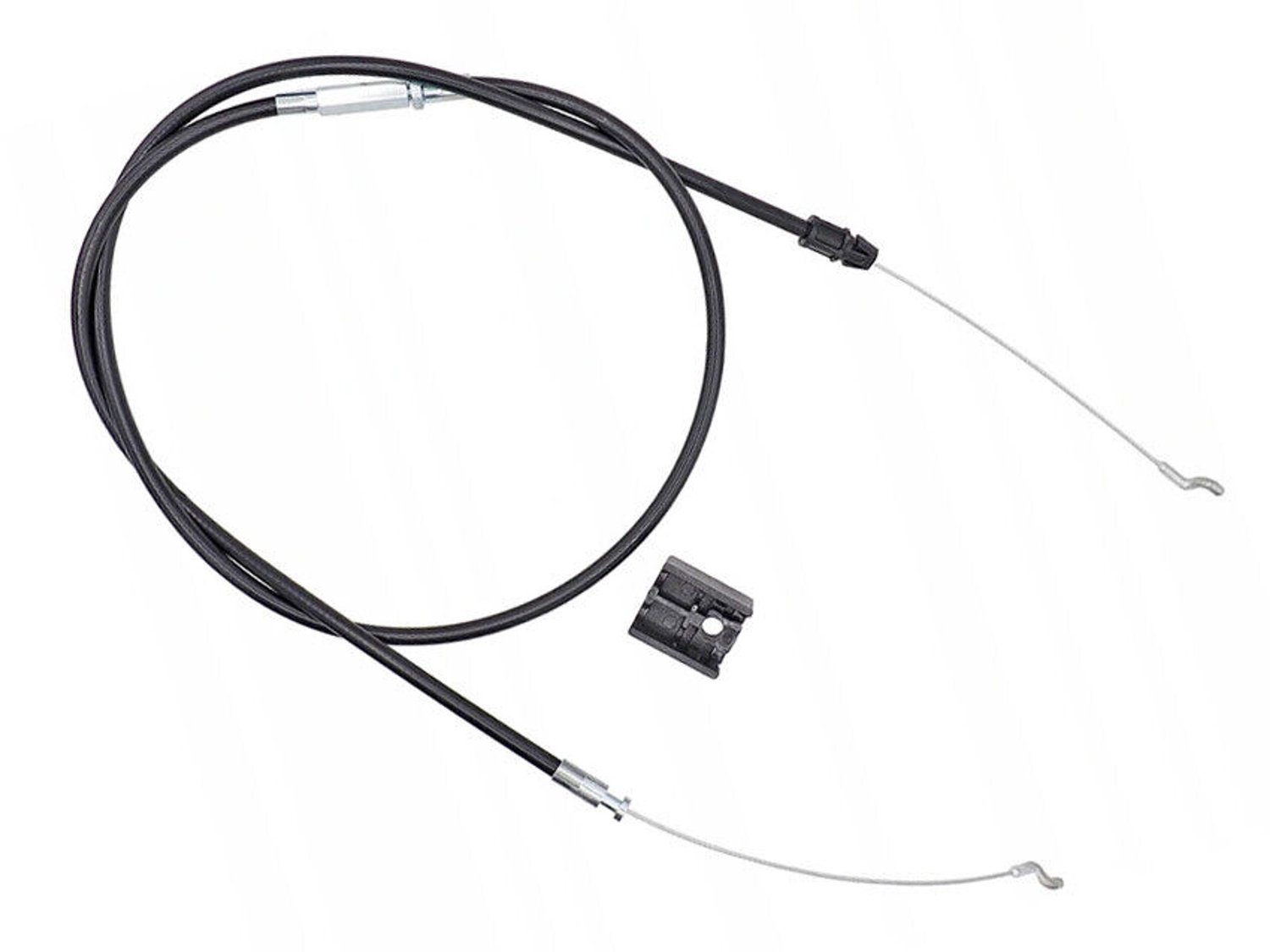 143 cm universele Bowdenkabel voor grasmaaier met S/Z-haak – rem- of aandrijfkabel