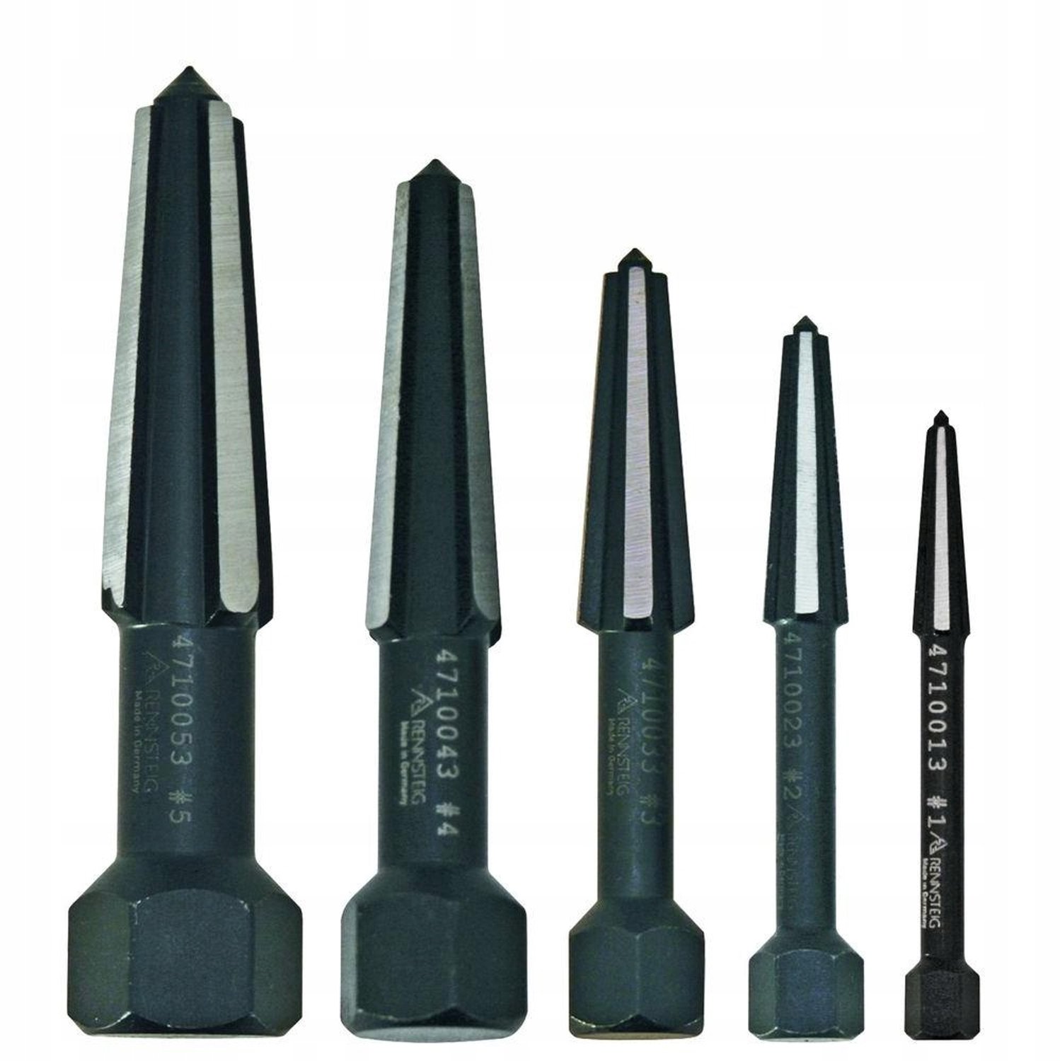 Rennsteig Set Schroefverwijderaars M5-M20 5-delig