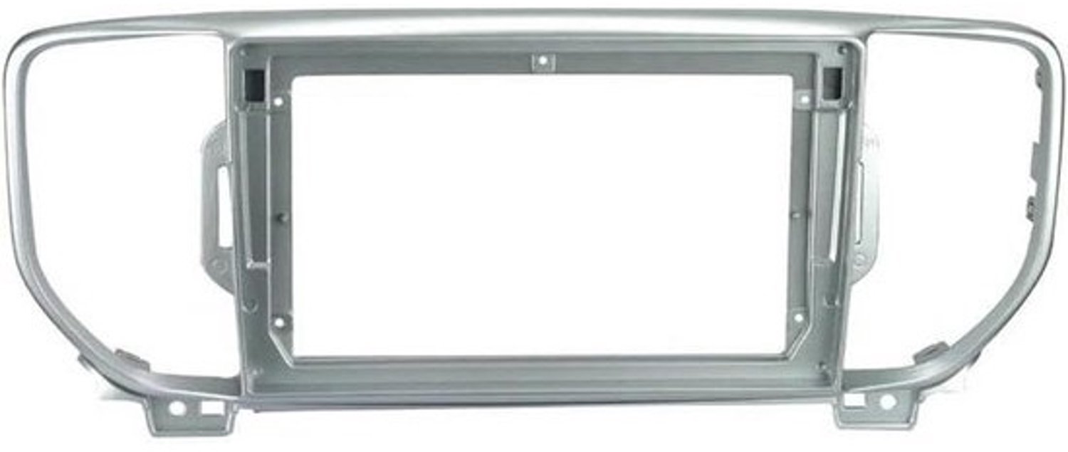 Audio-adapterframe - Dashboardframe - Auto-audio-installatie - Perfecte pasvorm - 9 inch - Zwart