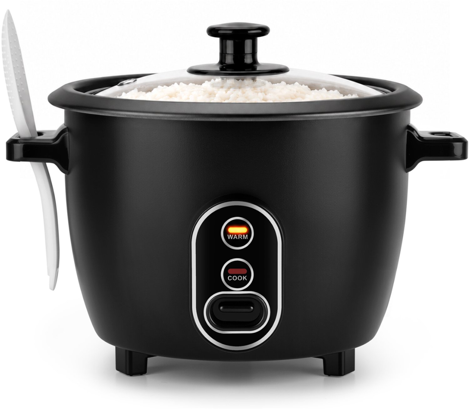 Savoré Kitchen Rijstkoker 1 Liter PFAS-vrij - Rice Cooker Klein voor 5 Porties - Warmhoudfunctie - Zwart