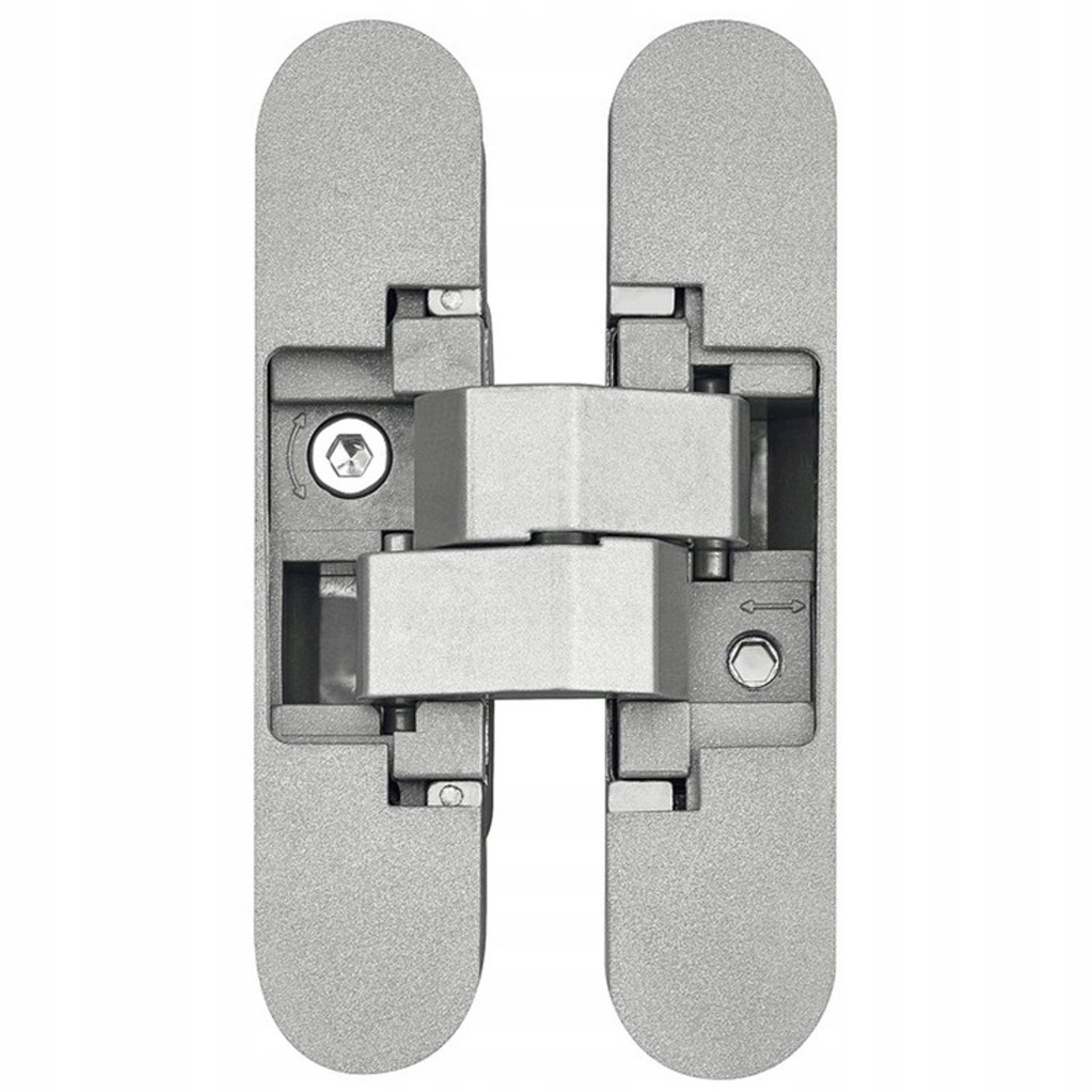 Verborgen Deurscharnier AN140 3D Mat Chroom 40kg 2 Stuks