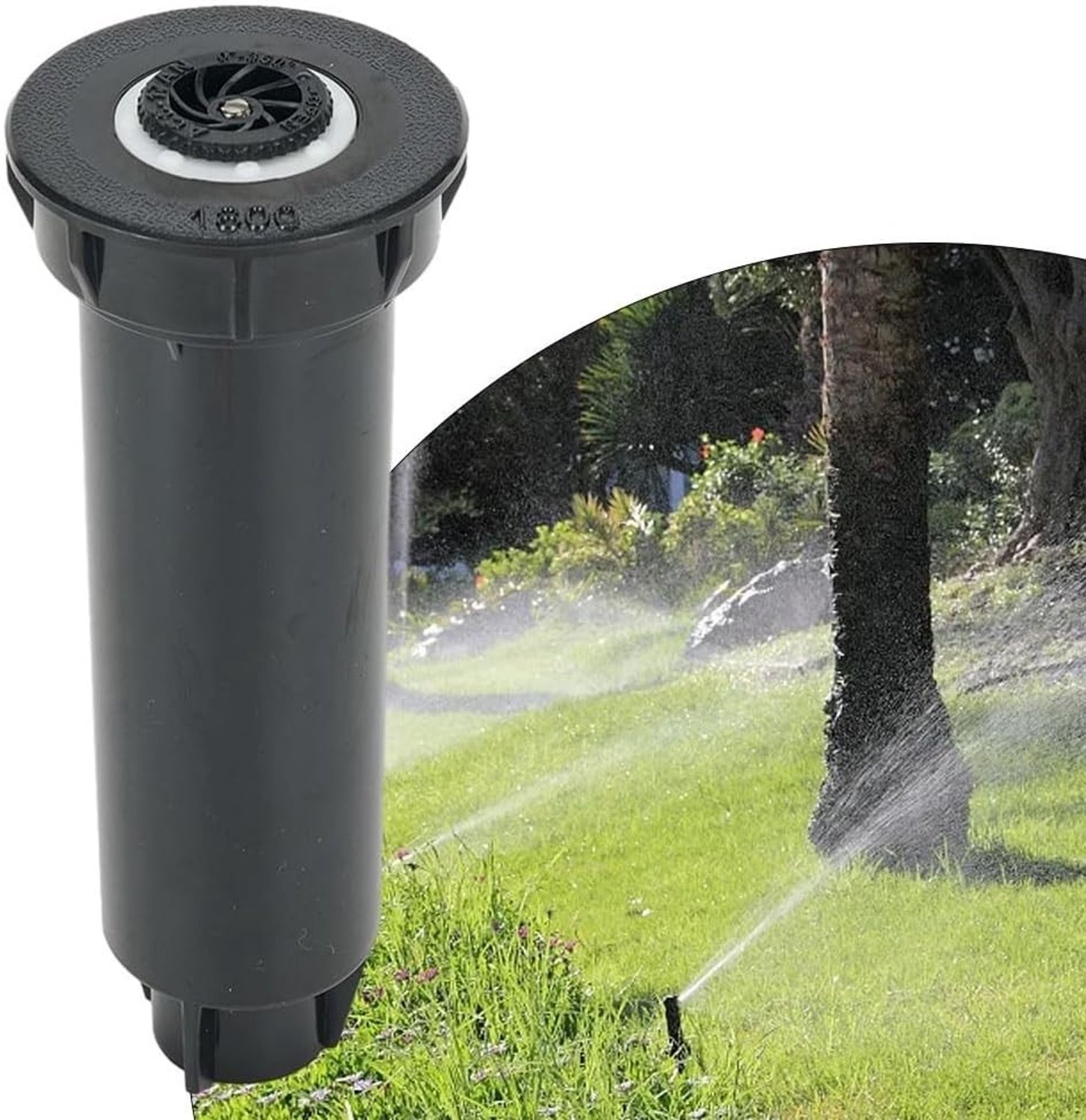 Verstelbare popup sproeier met schroefverbinding voor efficiënte tuinirrigatie en waterbesparing