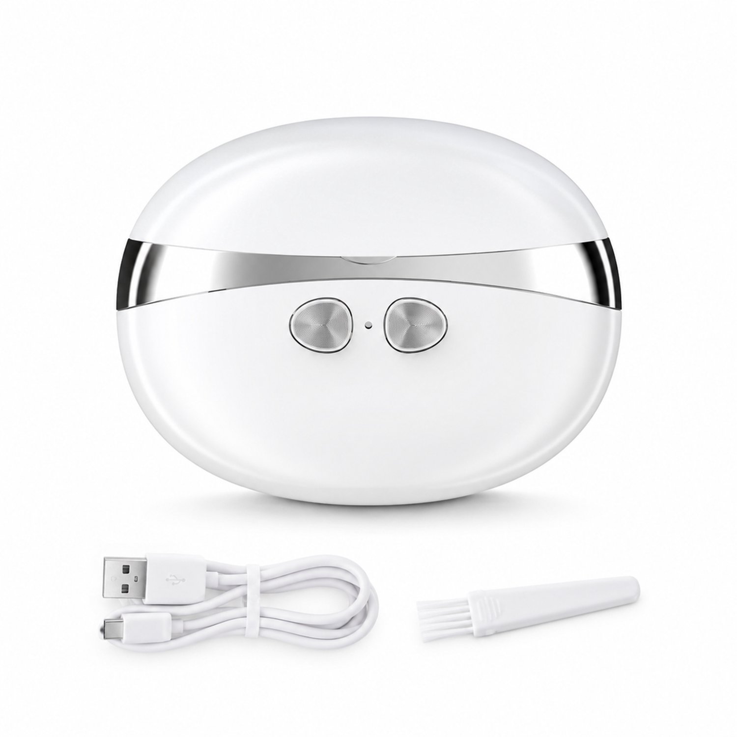 Elektrische nagelknipper - 3-in-1 automatisch met verlichting - draagbaar - inclusief USB-kabel en borsteltje