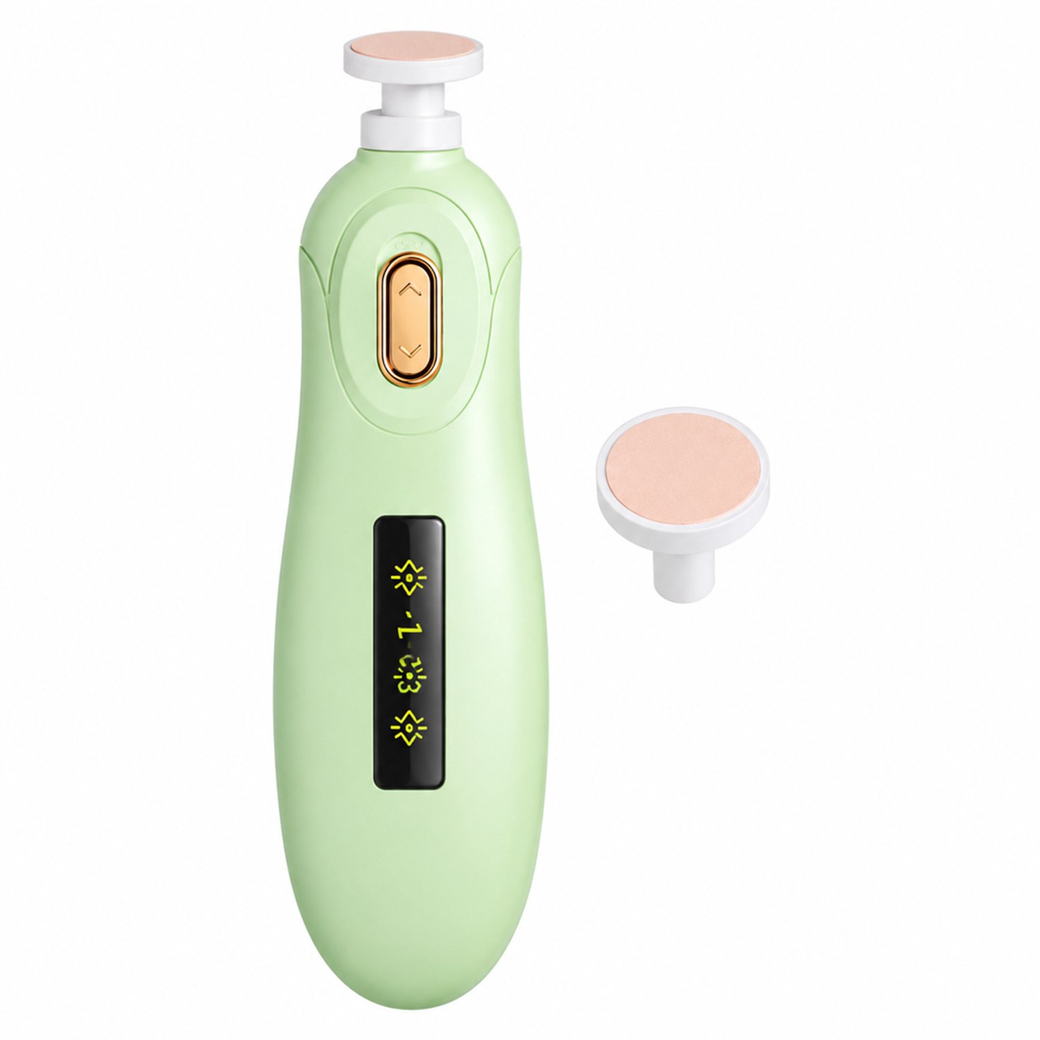 Elektrische nagelknipper - 1 slijpkop - 3 snelheden met verlichting - voor dagelijks thuisgebruik - in kleurendoos