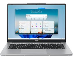 Acer Aspire AL14-48P-R098 - Laptop - 14 inch - AMD Ryzen 5 - 8GB - 256GB SSD - Zilver