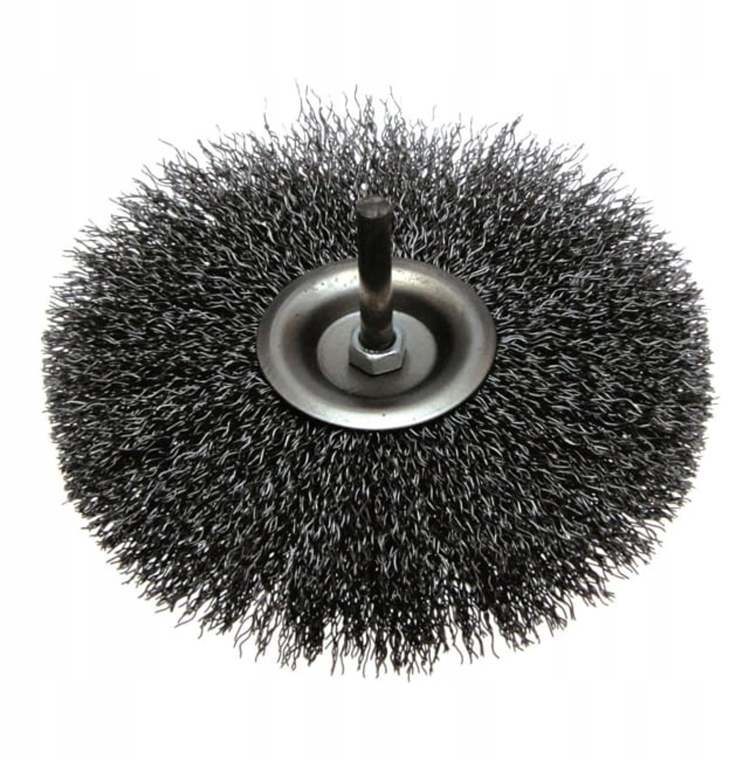 MOST Staal Schijfborstel met Pen - 120mm Diameter, 6mm Pen