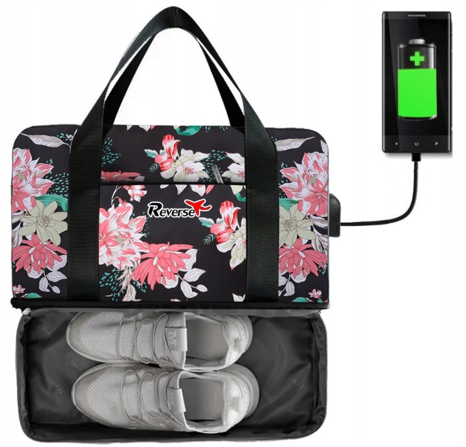 Handige handbagage tas 40x30x20cm voor Ryanair & Wizz Air, lichtgewicht