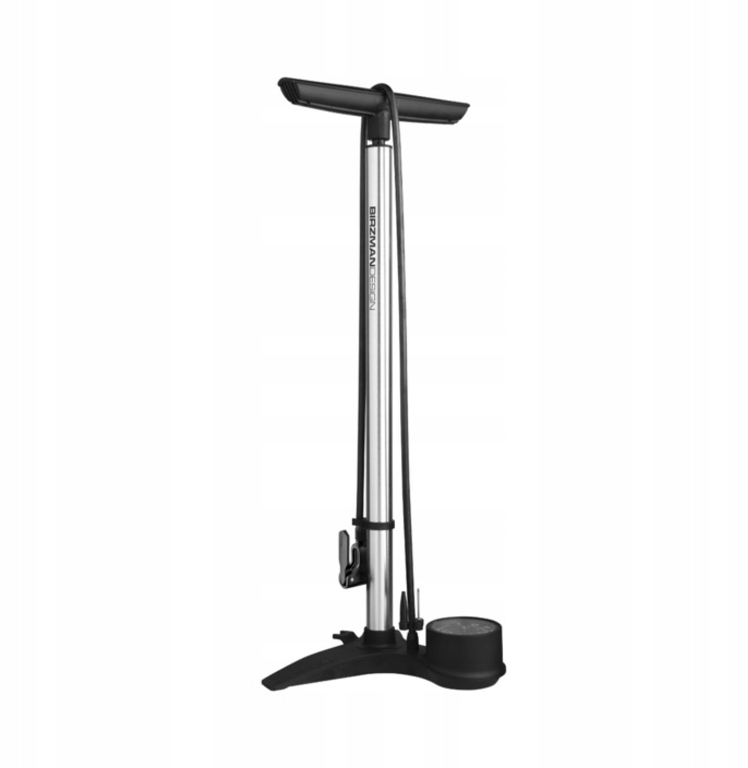 Birzman Vloerfietspomp 11 bar (160 psi) - Zilver
