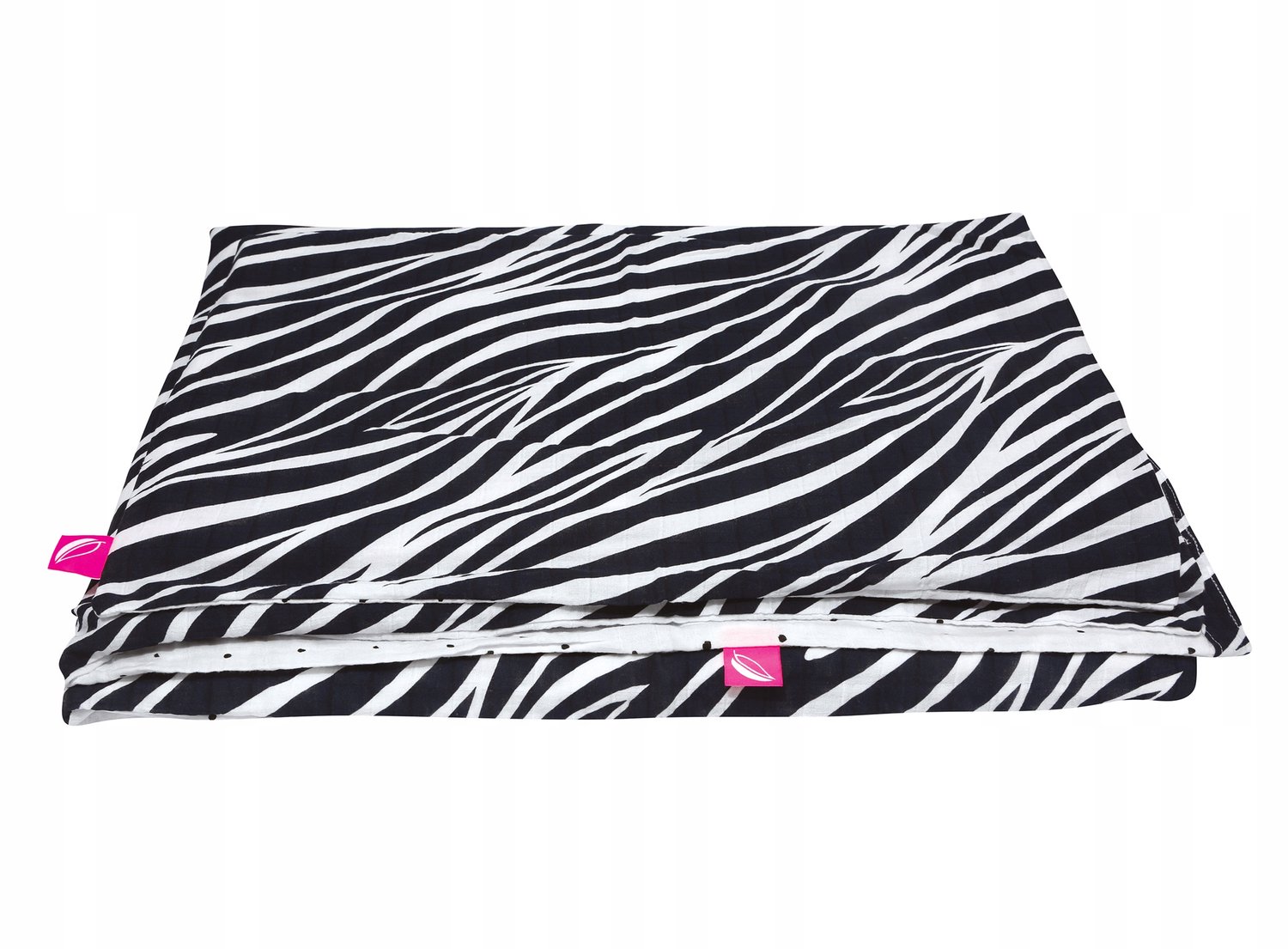 Motherhood Muslin Kinderbeddengo Zebra Blauw 100x135cm