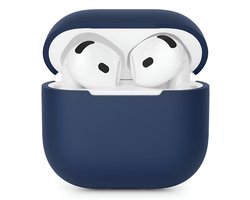 Studio Air Hoesje geschikt voor Airpods 5 - Royal Blue - Schokbestendige Siliconen Case