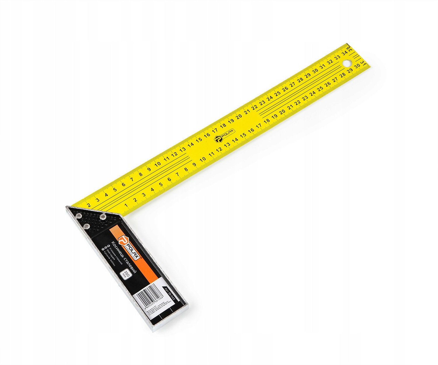 Polax Stalen Timmerhaak 350 mm - Precisie Hoekmeter