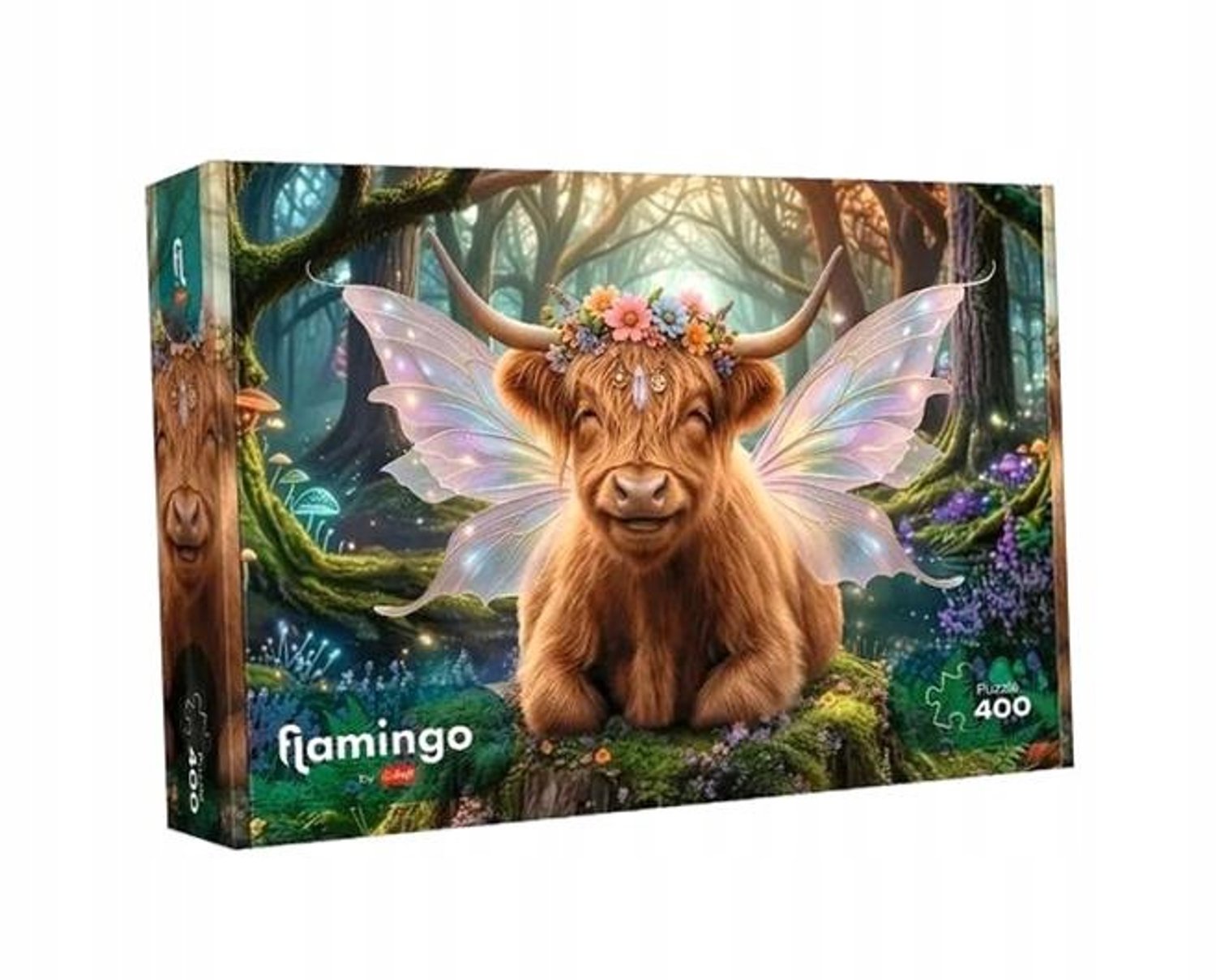 Puzzel 400 Stuk - Flamingo Bosfee Dromen