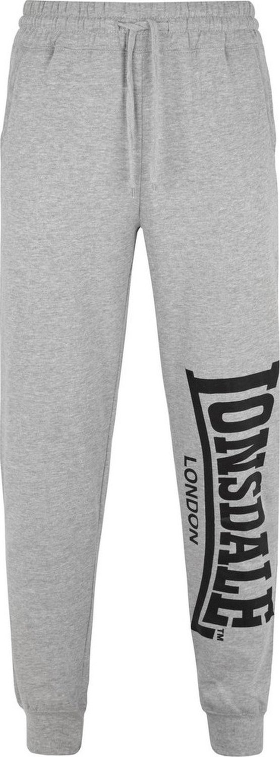 Lonsdale Logo Large Joggers Grijs S Man