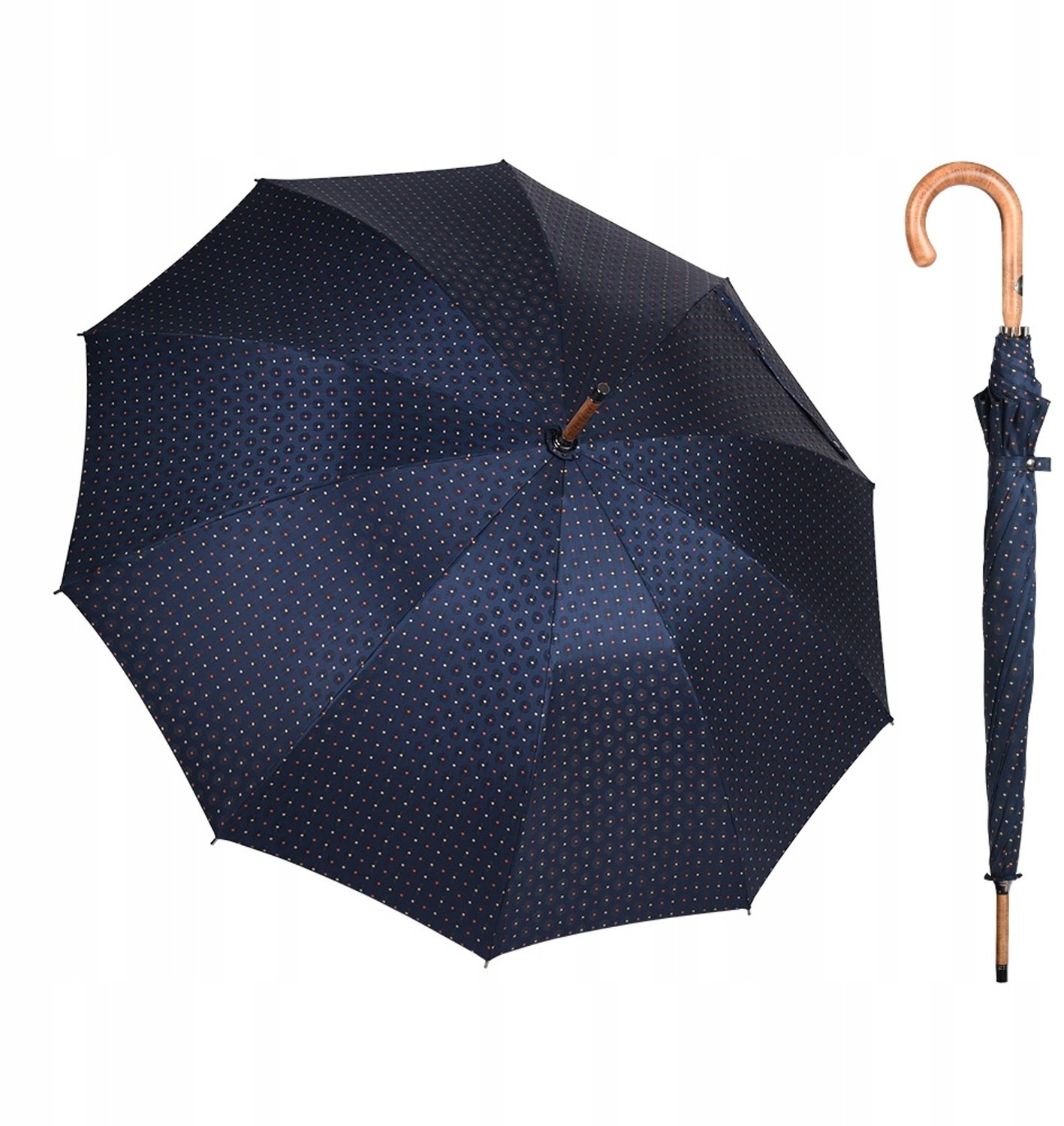 Doppler Manufaktur Herenparaplu: Luxe Hout & Handgemaakt