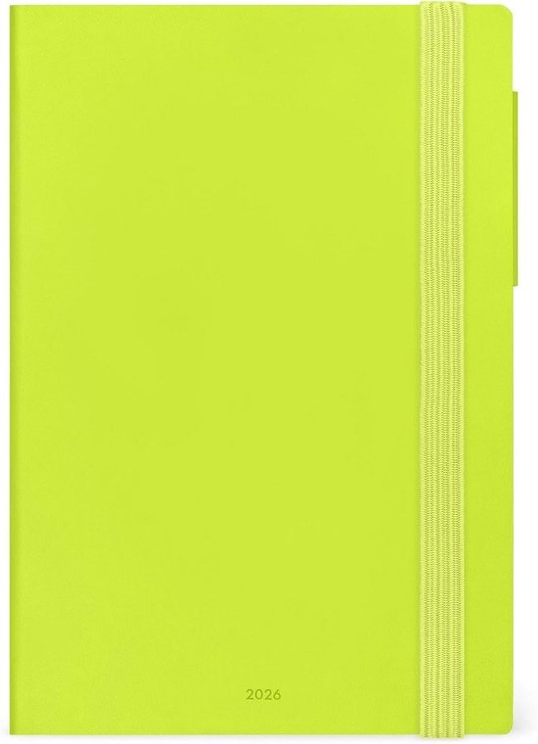 Medium weekplanner - 2026 - Chartreuse - 12 maanden - Dagboek - januari tot december - FSC-gecertificeerd - 12 x 18 cm