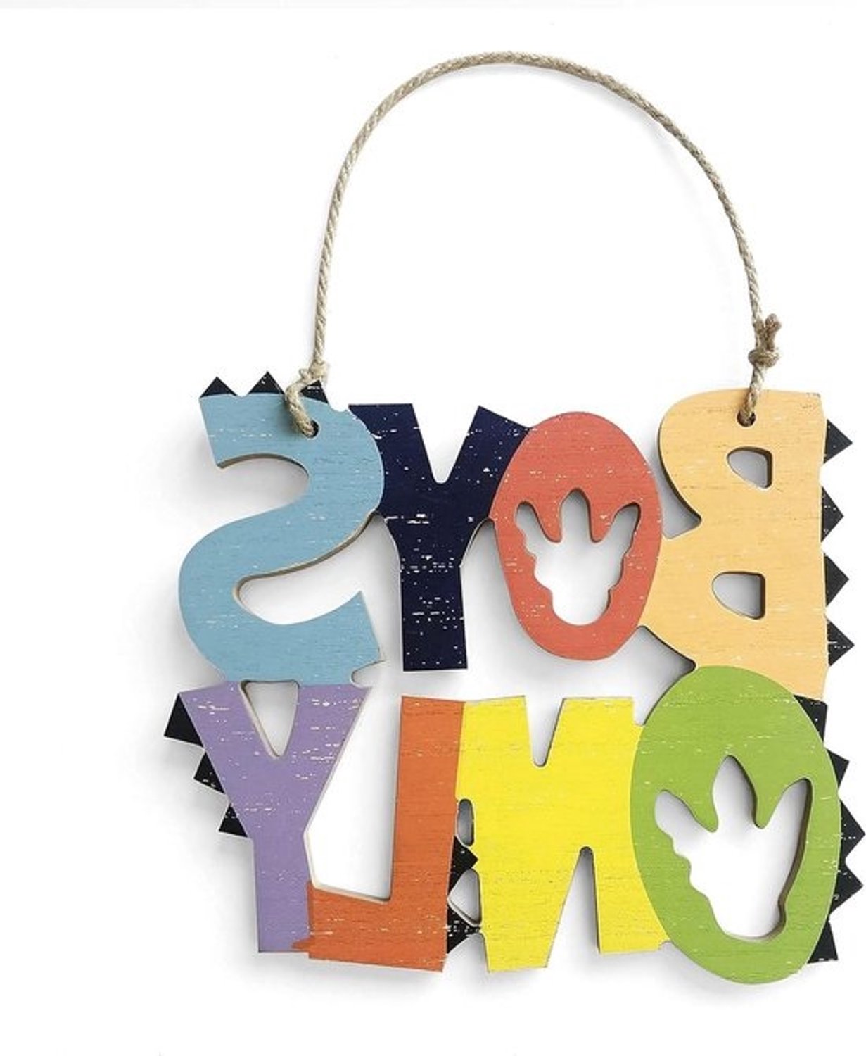 Houten wanddecoratie - Dinoletters - Voor de kinderkamer - Duurzaam hout - 1 stuk - Niet gespecificeerd