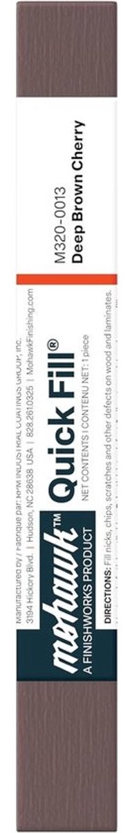 Voor reparatiewerk - Houtvuller in stick - Voor het herstellen van meubels - Snelle vulling - 4" stick - Esdoornlaminaat