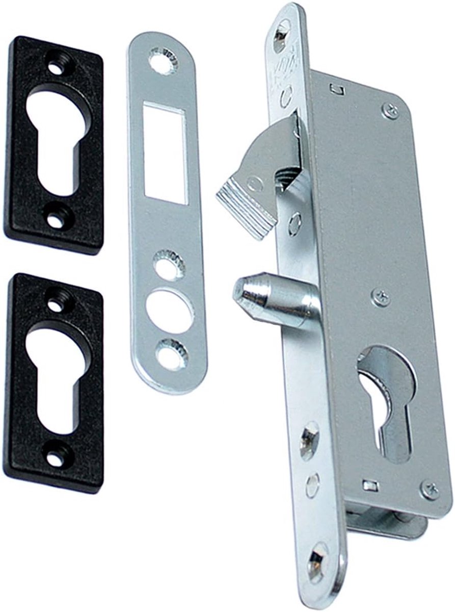 Mortise slot met haakvergrendeling 35mm - inclusief tegenplaat - robuuste constructie - verhoogde veiligheid - ShopVlot