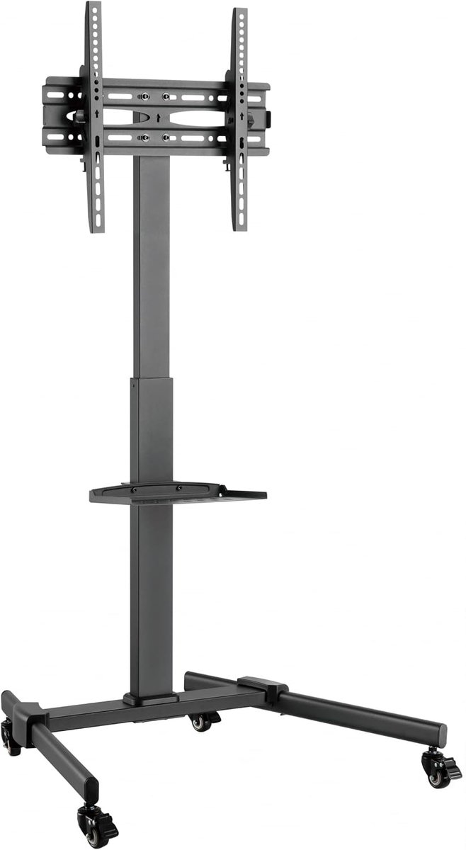TV stand - TV stand - mobile - height adjustable 116cm to 151cm - ShopVlot
