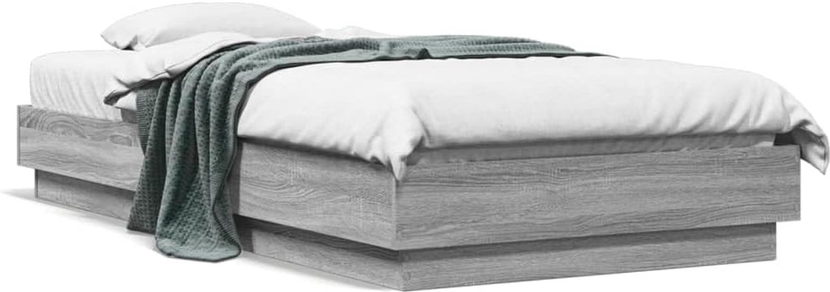 Grenenhout Lattenbodem met hoofdbord 180x220 cm naturel