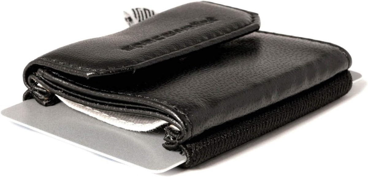 Vegan reispasportefeuille - mini portemonnee - 15 kaarten + biljetten + munten - ideaal voor op reis - ShopVlot
